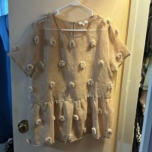 Large floral baby doll